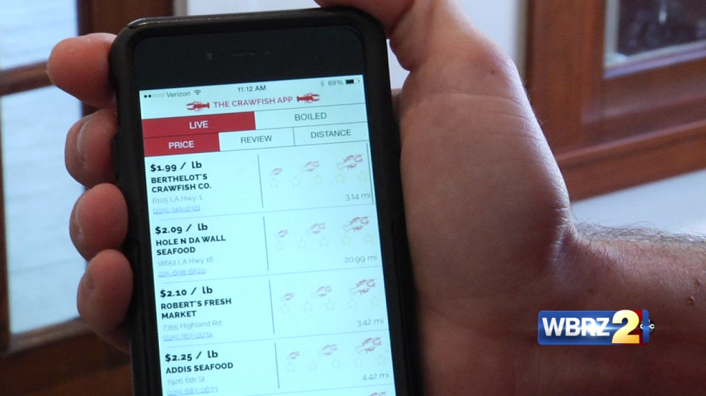 Looking for crawfish? There is an app for that