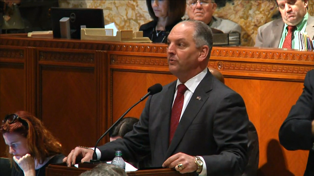 Governor Edwards opens special session to address state budget