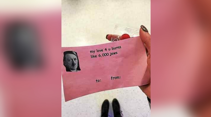 College Republicans sorry for Hitler-themed Valentine's card