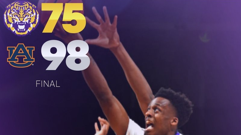 Johnson, Auburn drop LSU to 14th straight loss, 98-75