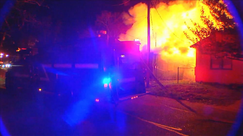 Fire reported at abandoned house on Nebraska Street