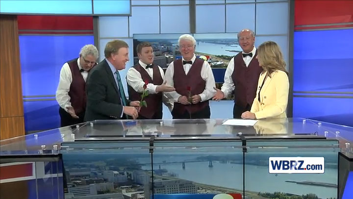 Red Stick Sound Acapella group surprises Pat