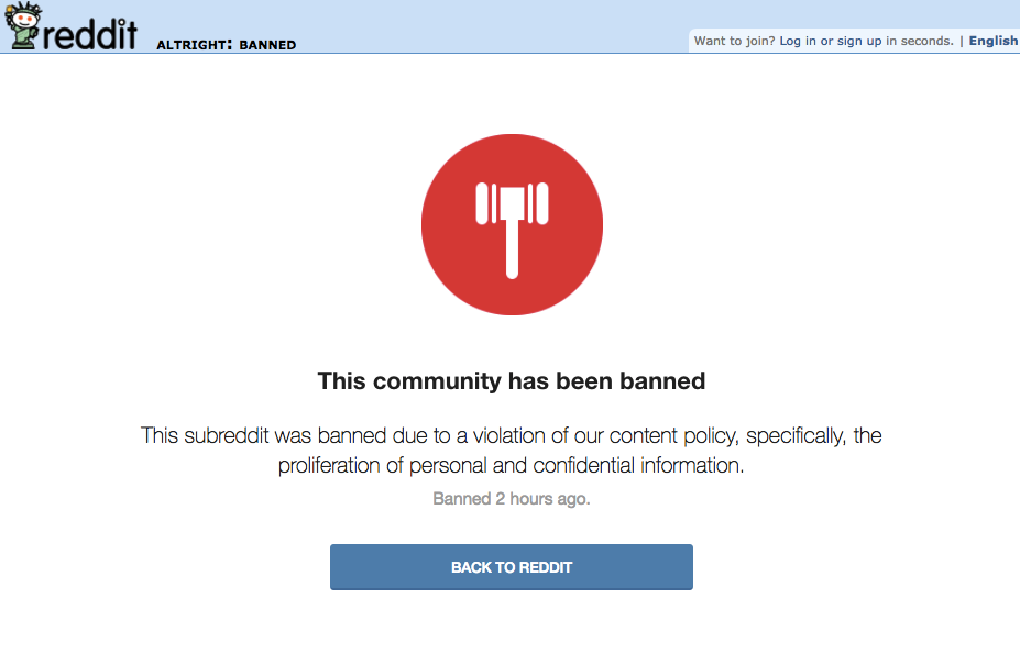 Reddit bans forum for white nationalists from its website