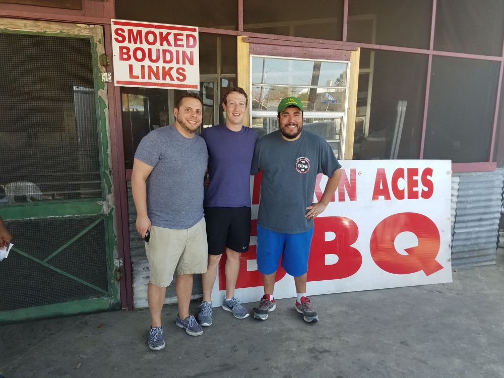 Facebook's Mark Zuckerberg had lunch in Baton Rouge; Find out what he ordered