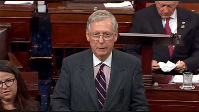 McConnell warns Republicans on health bill