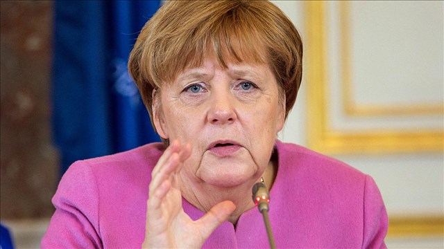 President Trump welcomes German chancellor