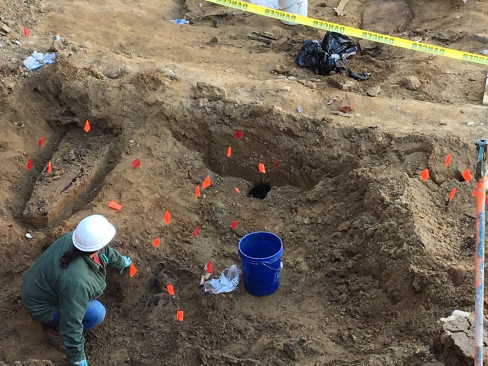 Construction unearths centuries-old coffins in Philadelphia