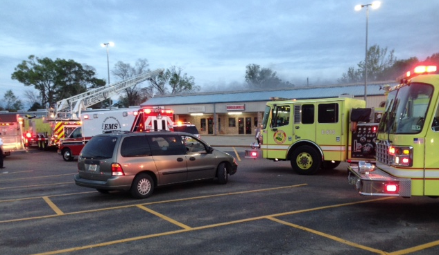 Firefighter injured in partial roof collapse released from hospital