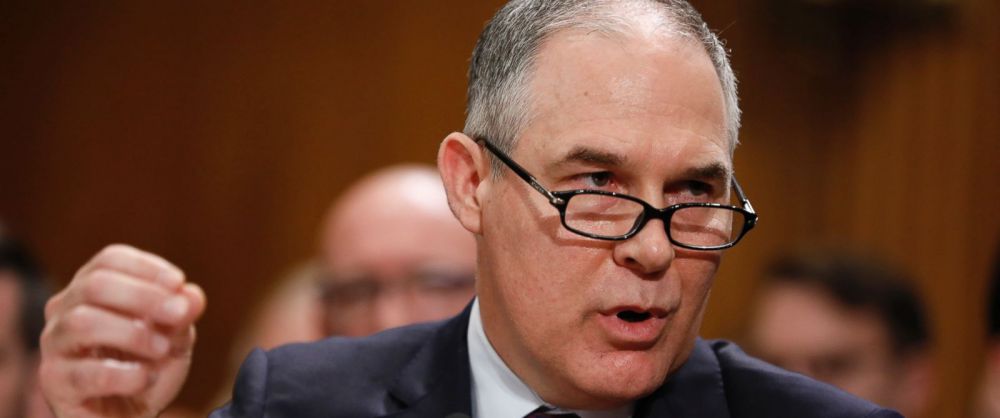 EPA chief: Trump to undo Obama plan to curb global warming