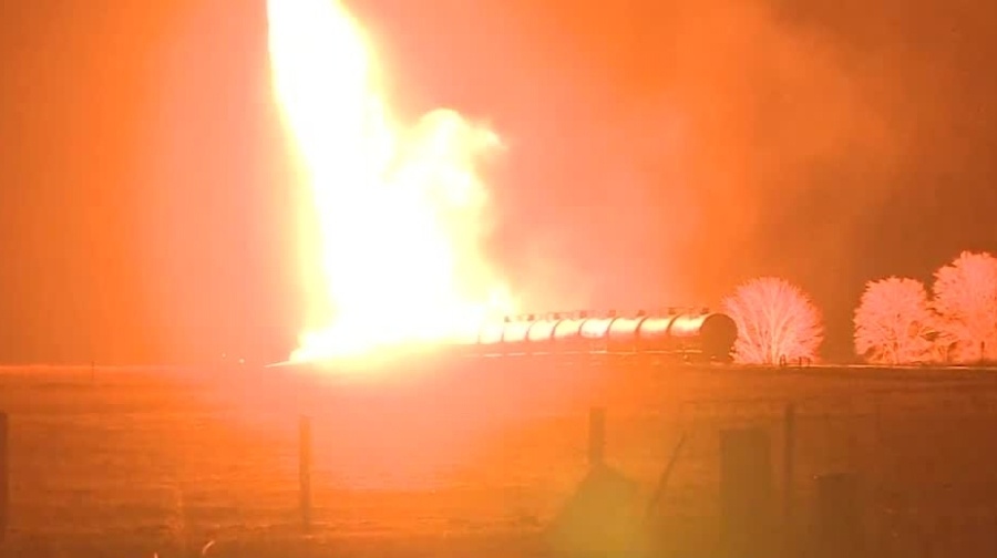 Ethanol spills in Iowa as train cars pulled from creek