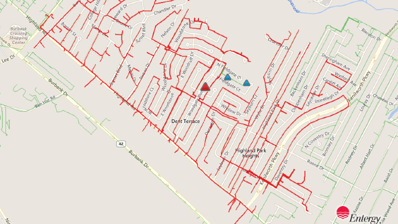 Entergy: thousands lost power across Baton Rouge Tuesday morning