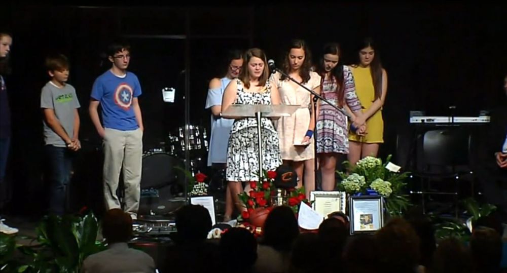 Memorial service held for student killed by truck