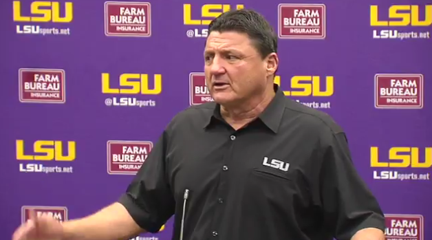 Coach Orgeron previews LSU spring practice