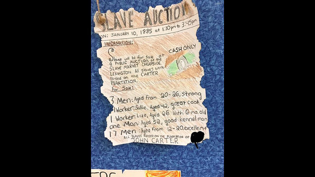 New Jersey School district under fire over slave auction reenactment