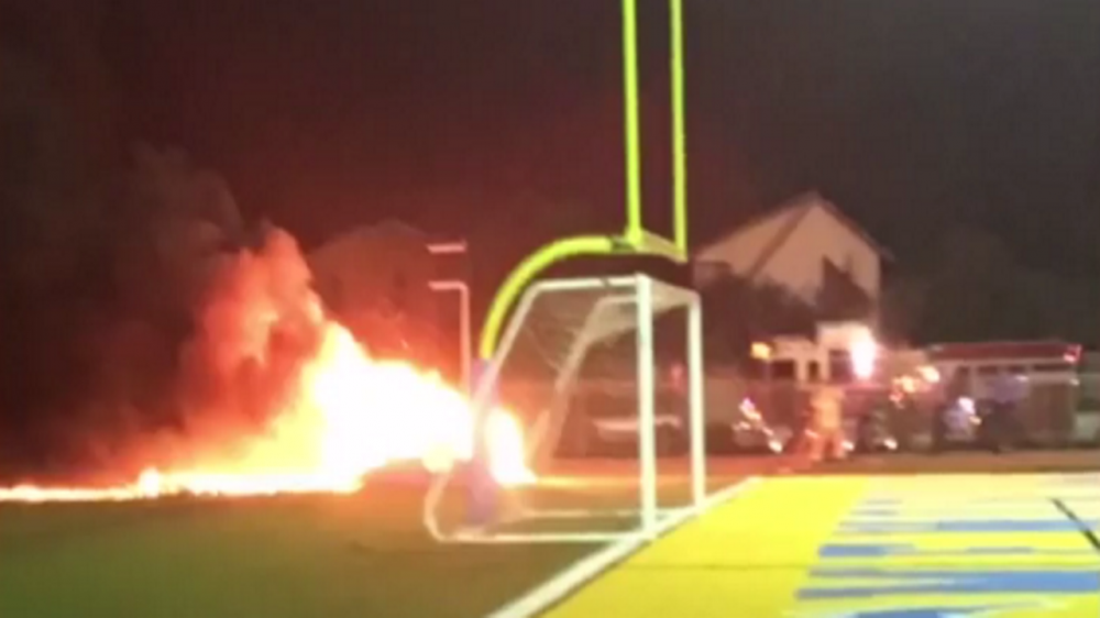 Three Texas students accused of starting fire at high school