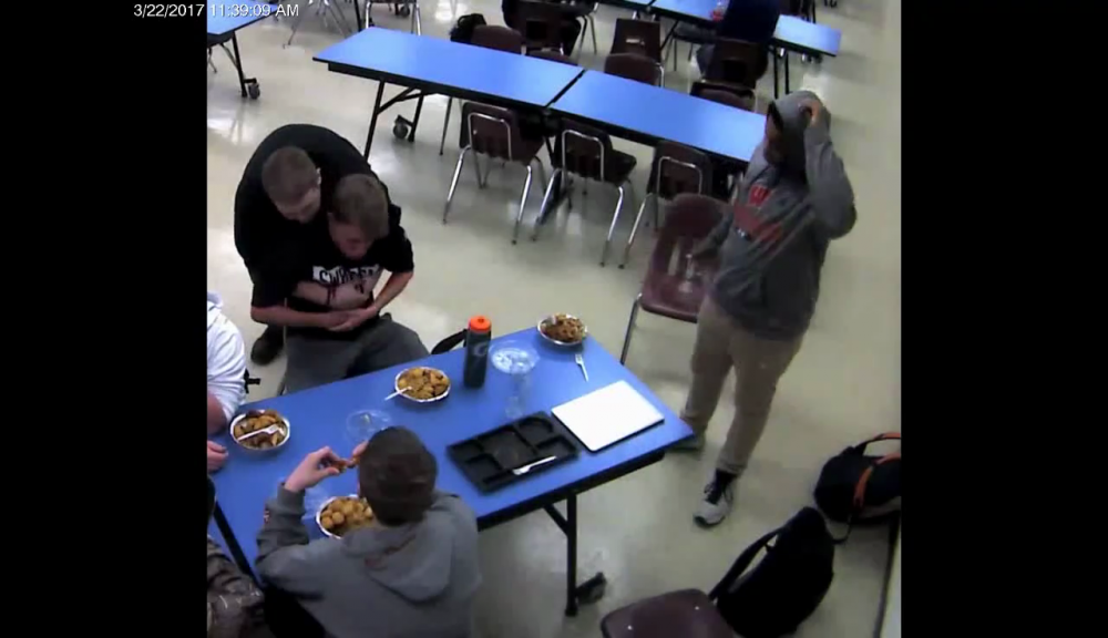 Heimlich hero: Video captures student saving friend's life