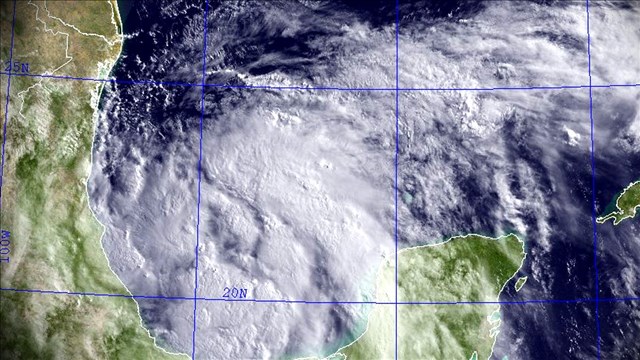 Unusual April tropical storm forms far from land