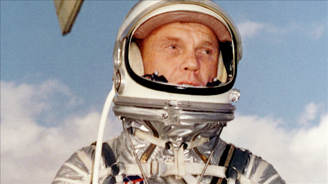 Space station supply ship at launch pad honors John Glenn