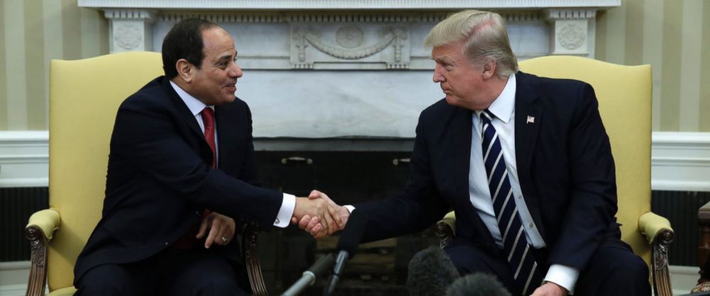 Trump: el-Sissi will handle bombings 'properly'