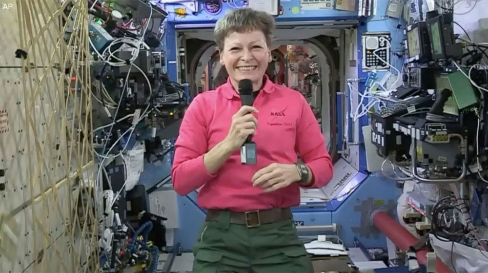 Astronaut breaks record for most time in space by American