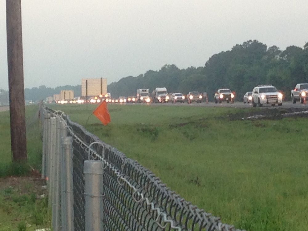 Stretch of I-10 damaged after fiery crash but safe for drivers, DOTD says