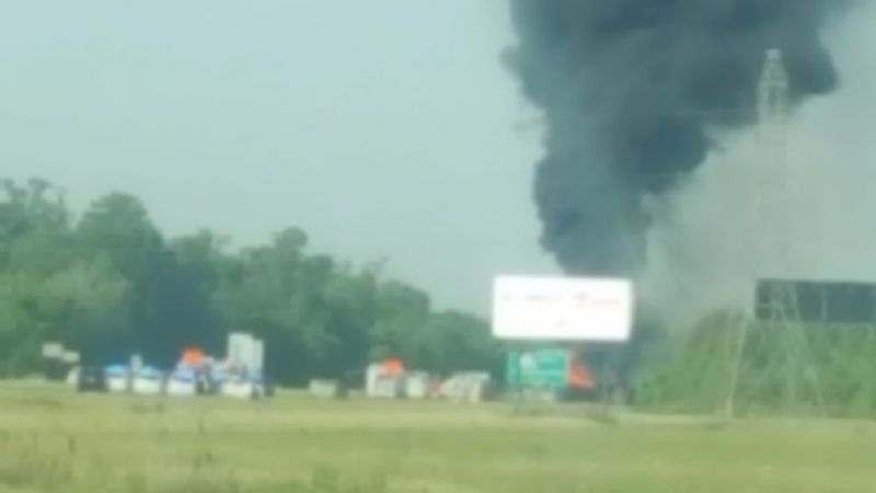Report: Fuel truck overturns, ignites on I-310 in Luling