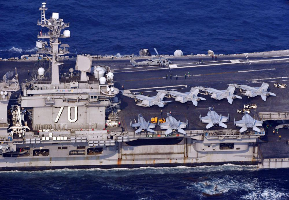 S. Korea navy begins drill with US supercarrier