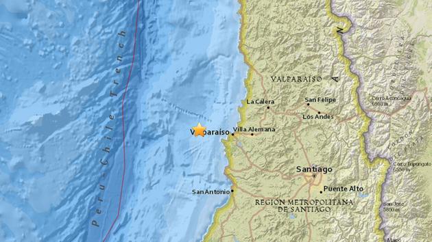 Powerful 7.1 quake shakes central Chile; no damage reported