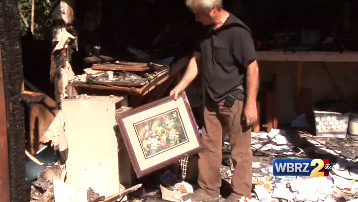 Gallery owner working to rebuild after lightning sparked fire