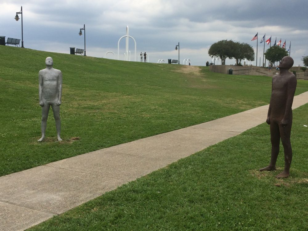 Sculptures seen downtown meant to promote diversity