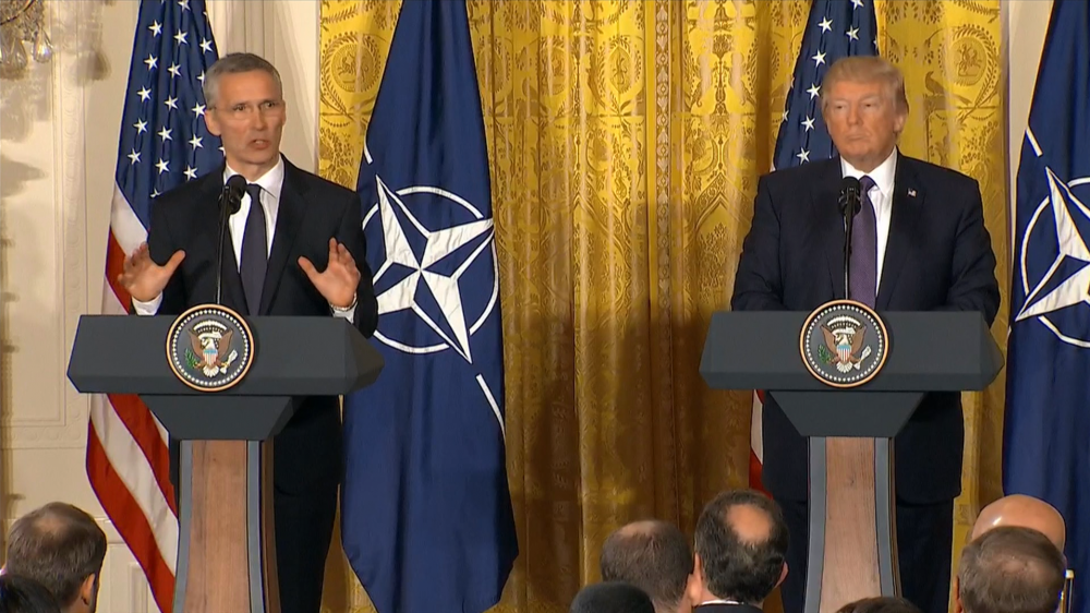 Trump says NATO 'no longer obsolete'