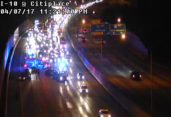 Crash causing major backup near I-10/I-12 split