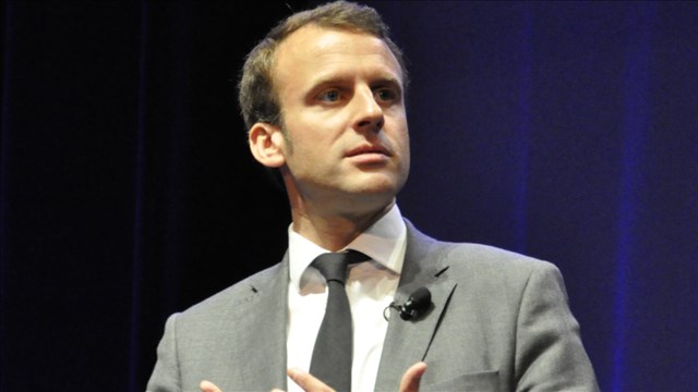 French President Macron attacks Russian media outlets