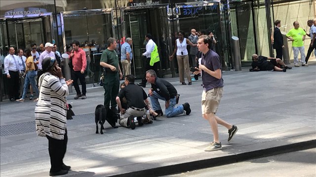 Bouncer tackled fleeing Times Square driver