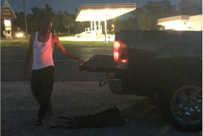 Humane Society seeking identity of man accused of dragging dog behind truck