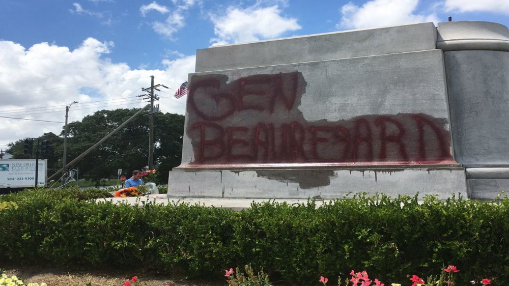 Report: 2 arrested after former P.G.T. Beauregard monument site vandalized