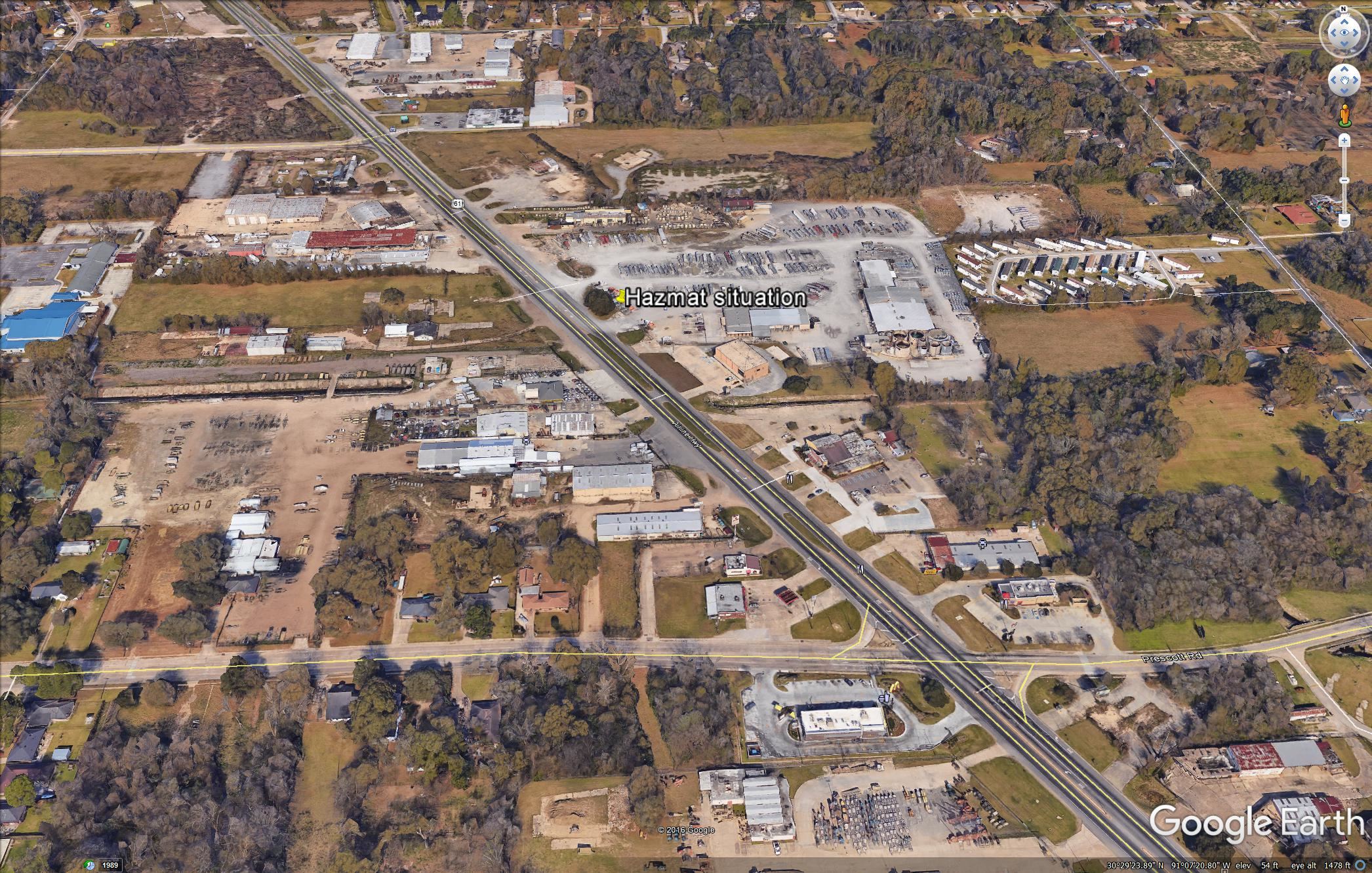 Fire crews dispatched to possible hazmat situation in Baton Rouge