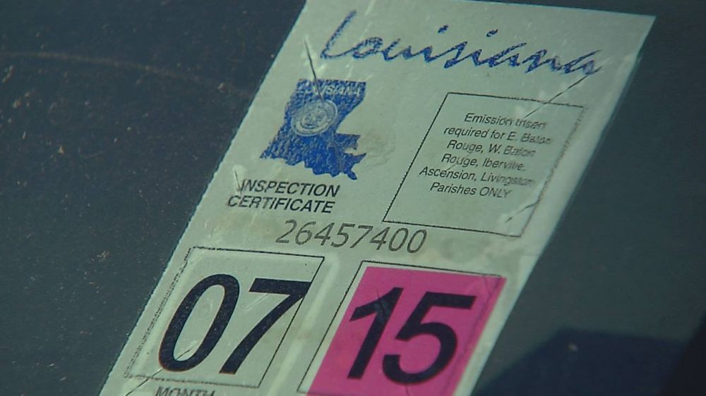 Lawmakers refuse to end Louisiana vehicle inspection sticker