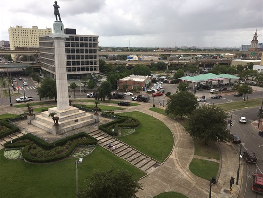 Statue of General Lee coming down in New Orleans on Friday