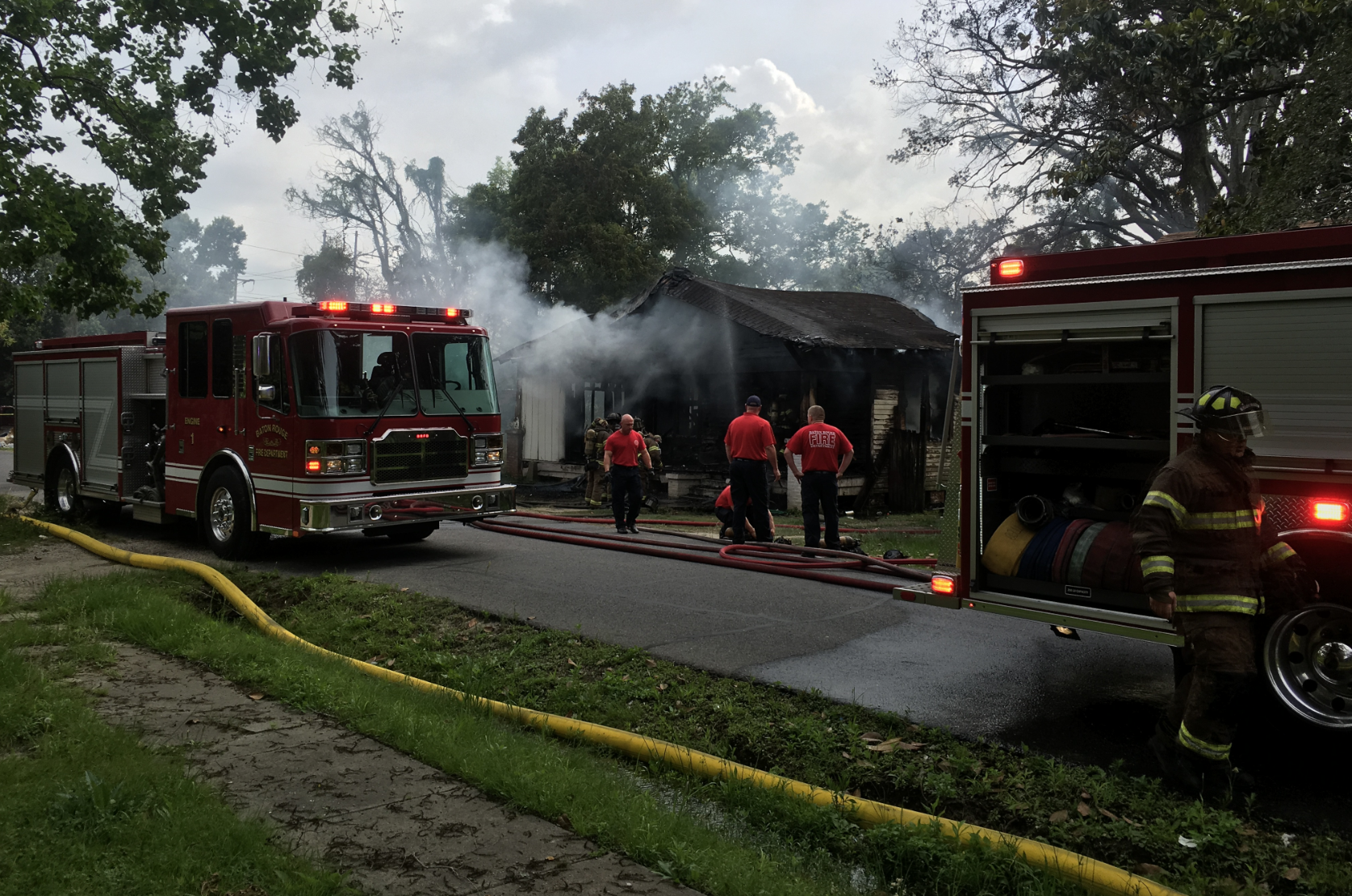 BRFD investigating house fire on Lobelia Avenue