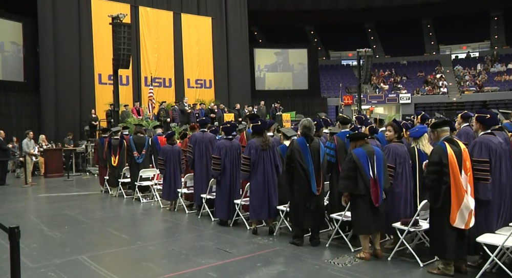 LSU graduates largest class at 2017 spring commencement ceremony