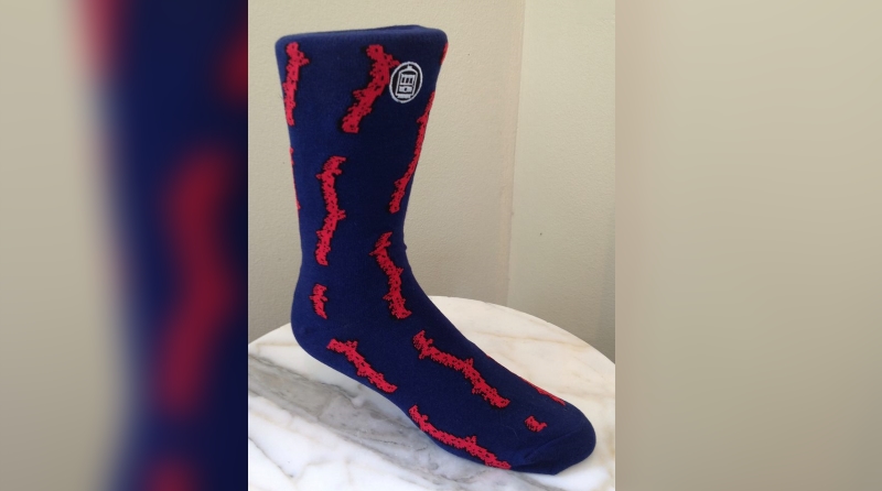 Red Stick socks on sale for BR bicentennial