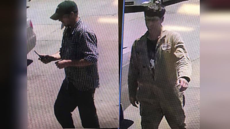 Store surveillance spots stolen steaks stuffed in slacks