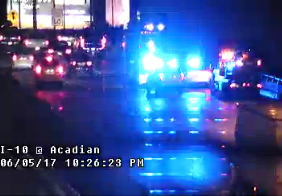 TRAFFIC ALERT: All lanes open on I-10 W at Acadian Thruway after accident