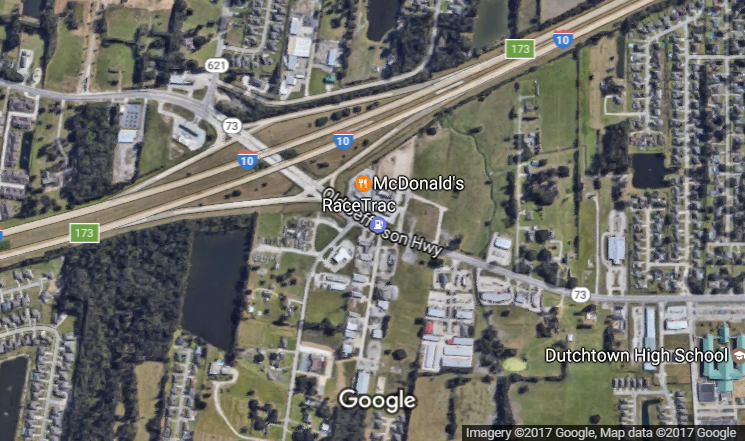 Heavy traffic on I-10 East near Prairieville due to nine-vehicle crash