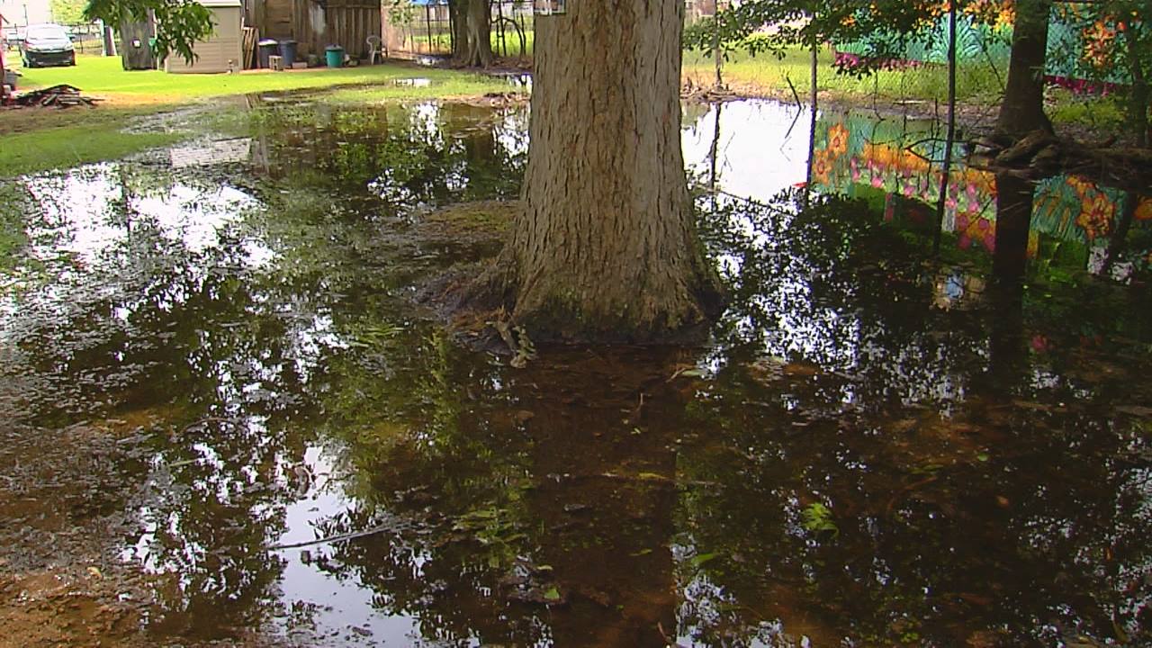 Abandoned well destorying woman's yard