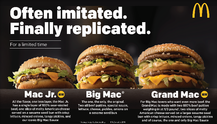 McDonald's to introduce two new Big Mac sizes