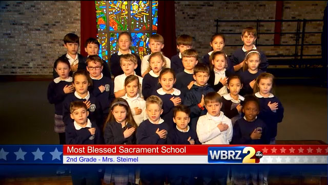 The Pledge of Allegiance: Most Blessed Sacrament School