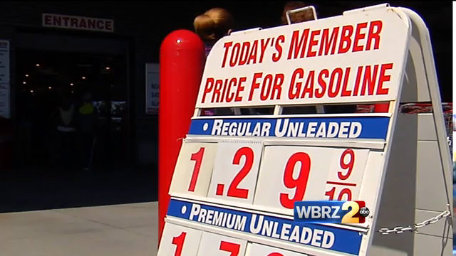 Baton Rouge drivers cash in on some cheap gas