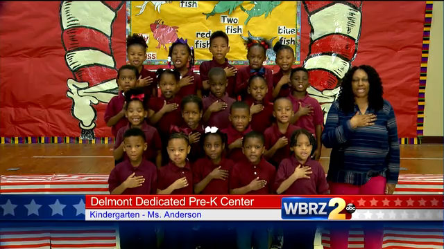 The Pledge of Allegiance: Delmont Dedicated Pre-K/K Center